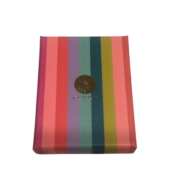 True To Form Gold tone Green Blue Prism Pave Crystal Turtle Earrings - Picture 7 of 7